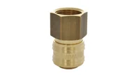 Akcesoria pneumatyczne - PNEUMAT SYSTEM Szybkozłącze pneumatyczne DN7,2 typ 26, G 1/2 GW, gniazdo szybkozłącza, mosiądz - miniaturka - grafika 1