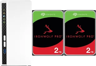 Serwer plików Qnap TS-233 + 2x Seagate IronWolf 2TB ST2000VN003 - Serwery - miniaturka - grafika 1