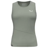 Koszulki i topy damskie - SALEWA Puez Sporty Dry Tank top damski, Shadow, XXL - miniaturka - grafika 1