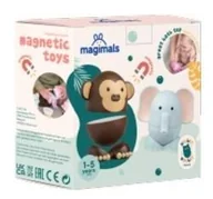 Klocki - Zwierzątka magnetyczne safari - klocki - miniaturka - grafika 1