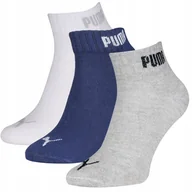 Skarpetki męskie - Puma Skarpety Quarter-V 3-Pak 88749805 R 35-38 - miniaturka - grafika 1