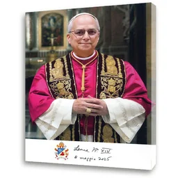 Obraz religijny na płótnie Papież Leon XIV - Ikony i obrazy sakralne - miniaturka - grafika 1