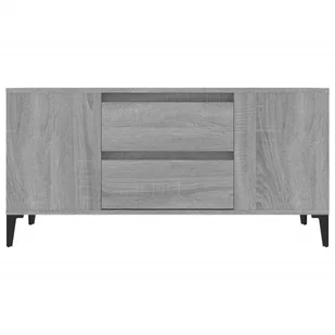 Lumarko Szafka pod TV, szary dąb sonoma, 102x44,5x50 cm - Szafki RTV - miniaturka - grafika 7