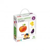 Zabawki interaktywne dla dzieci - Bright Junior Media CzuCzu Karty obrazkowe na sznurku Owoce i warzywa - Opracowanie zbiorowe - miniaturka - grafika 1