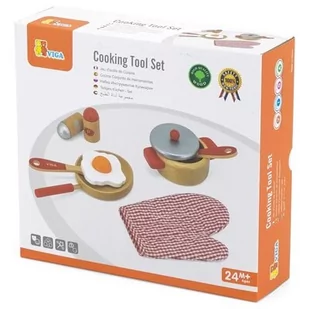 VIGA TOYS Zestaw śniadaniowy do kuchni Drewniany Toys 50721 - Zabawki AGD - miniaturka - grafika 2