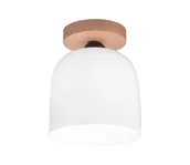 Lampy sufitowe - Kolarz A1352.11.W - Żyrandol natynkowy NONNA 1xE27/60W/230V dąb/biały - miniaturka - grafika 1