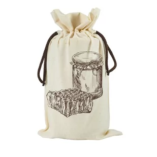 Woreczek ekologiczny na 1 słoik 900 ml (1 szt) - wzór TE5m - Folia, papier śniadaniowy, serwetki - miniaturka - grafika 1
