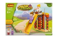Klocki - Klocki Jumei PARK ROZRYWKI 130 elementów, 25 x 18 cm - miniaturka - grafika 1