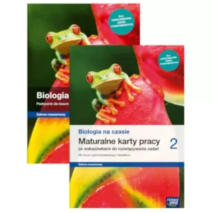 Pakiet Biologia na czasie 2. Podręcznik i Maturalne karty pracy dla liceum ogólnokształcącego i technikum. Zakres rozszerzony. Szkoły ponadpodstawowe - Podręczniki do technikum - miniaturka - grafika 1