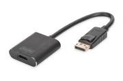 Złącza, przejściówki, adaptery - DIGITUS Kabel adapter DisplayPort do HDMI 2.0 4K 60Hz UHD HDR z audio DA-70472 - miniaturka - grafika 1