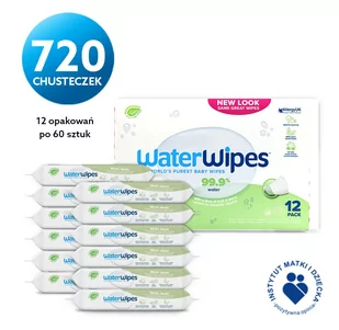 WaterWipes, Chusteczki nawilżane dla dzieci Bio Soapberry, 720 szt. - Chusteczki nawilżane - miniaturka - grafika 1