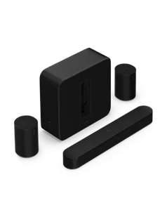 Kino domowe Kino domowe: Sonos Beam (Gen 2) + Sub 4 + 2x Era 100 czarny - Kino domowe - miniaturka - grafika 1