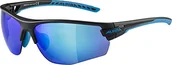 Okulary przeciwsłoneczne - Alpina Tri-Scray 2.0 HR Okulary, black matt-cyan/blue mirror 2020 Okulary A8642 3 31 - miniaturka - grafika 1