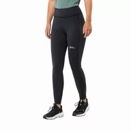 Spodnie sportowe damskie - Damskie legginsy Jack Wolfskin KLINTAL TIGHTS W black - XS - miniaturka - grafika 1