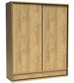 Szafy - Szafa przesuwna hikora naturalna D0-N99 - miniaturka - grafika 1