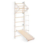 Wyposażenie pokoiku dziecięcego - Drabinka gimnastyczna treningowa dla dzieci 62x8x201cm - miniaturka - grafika 1