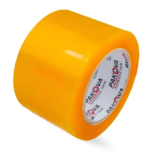 Taśma Pakowa PAKOVA PRO Honey 75mm x 120m - Taśmy klejące - miniaturka - grafika 1