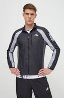 Kurtki męskie - adidas Performance wiatrówka Own the Run kolor czarny przejściowa - miniaturka - grafika 1