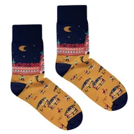 Skarpetki męskie - Love Poland Design, Skarpetki Zamek Królewski Noc, rozm. 42-46 - miniaturka - grafika 1