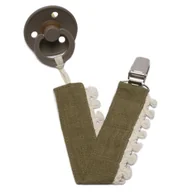 Akcesoria do smoczków - Hi Little One zawieszka do smoczka BOHO LEO Pickle Pom Pom - miniaturka - grafika 1