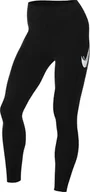 Legginsy - Nike Legginsy Fast 7/8 ze średnim stanem dla kobiet, czarne, HV8555-010, S - miniaturka - grafika 1