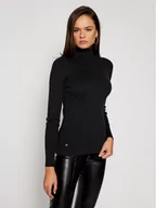 Swetry damskie - Lauren Ralph Lauren Golf L/s Turtle Neck 200643398011 Czarny Slim Fit - miniaturka - grafika 1
