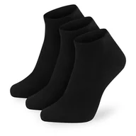 Skarpetki męskie - Zestaw 3 par niskich skarpet męskich Sprandi 0MB-003-SS24 (3-pack) Czarny - miniaturka - grafika 1