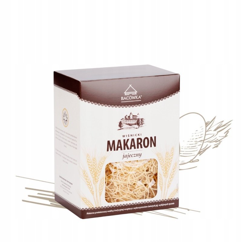 Makaron jajeczny rosół 250g Bacówka