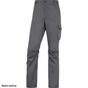 Odzież robocza - Delta Plus Spodnie robocze Panostyle z poliestru i bawełny Elastan kolor szary rozmiar S PANOSTRPAGNPT PANOSTRPAGNPT - miniaturka - grafika 1