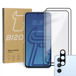 2X Szkło + Szybka Na Aparat Bizon Do Galaxy A54 5G - Szkła hartowane na telefon - miniaturka - grafika 1