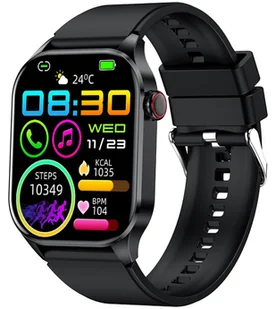 Hagen HB18.14.534 Smartwatch HB18 Czarny - Smartwatch - miniaturka - grafika 1
