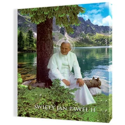 Obraz religijny na płótnie Święty Jan Paweł II - Ikony i obrazy sakralne Obraz religijny na płótnie Święty Jan Paweł II - Ikony i obrazy sakralne - miniaturka - grafika 1