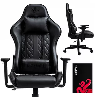 KRAKEN Fotel  Czarny 5907564504492 - Fotele gamingowe - miniaturka - grafika 1