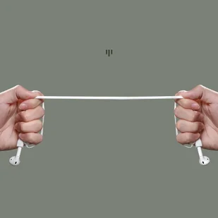 Baseus silikonowy uchwyt opaska pasek do słuchawek AirPods 2 / 1 biały (ARAPPOD-02) - Akcesoria do smartwatchy - miniaturka - grafika 16