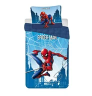 Pościel dla dzieci - Pościel bawełniana 140x200 Spider-man niebieska poszewka 60x80 - miniaturka - grafika 1