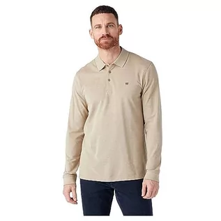 Koszulki męskie - All Terrain Gear X Wrangler Ls Refined męska koszulka polo, Lead Grey, XL - grafika 1