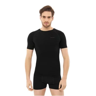Męska koszulka termoaktywna Lockness Man T-shirt full black - L - Koszulki sportowe męskie - miniaturka - grafika 1