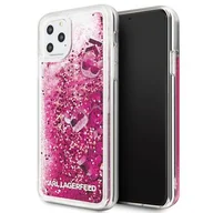 Etui i futerały do telefonów - Karl Lagerfeld KLHCN65ROPI iPhone 11 Pro Max różowo-złoty KF000269 - miniaturka - grafika 1