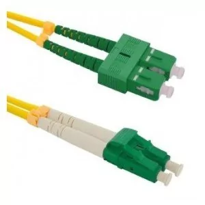 Qoltec Optic Patchcord SC/APC LC/APC SM 9/125 G652D 5m 54038 - Patchcordy - miniaturka - grafika 1