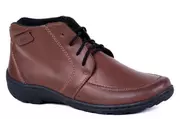 Buty trekkingowe damskie - Trzewiki damskie w ładnym ocieniu brązu  Łukbut 6750-3-Z-330 - miniaturka - grafika 1