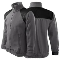 Moda i Uroda OUTLET - Polar stalowy męski z haftem nadrukiem logo firmy 360g 506 kolor 36 polar podstawowy - miniaturka - grafika 1