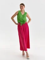 Koszule damskie - Koszula damska bez rękawów miętowa - DKE0007JZ koszula damska bez rękawów - DRYWASH - Odzieżowy sklep internetowy TOP SECRET - miniaturka - grafika 1