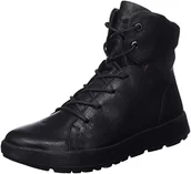 Kozaki damskie - THINK! Damskie COMODA_3-000638 barwione bez chromu żywa wełna kozaki śniegowe, 000 czarny, 36,5 EU - miniaturka - grafika 1