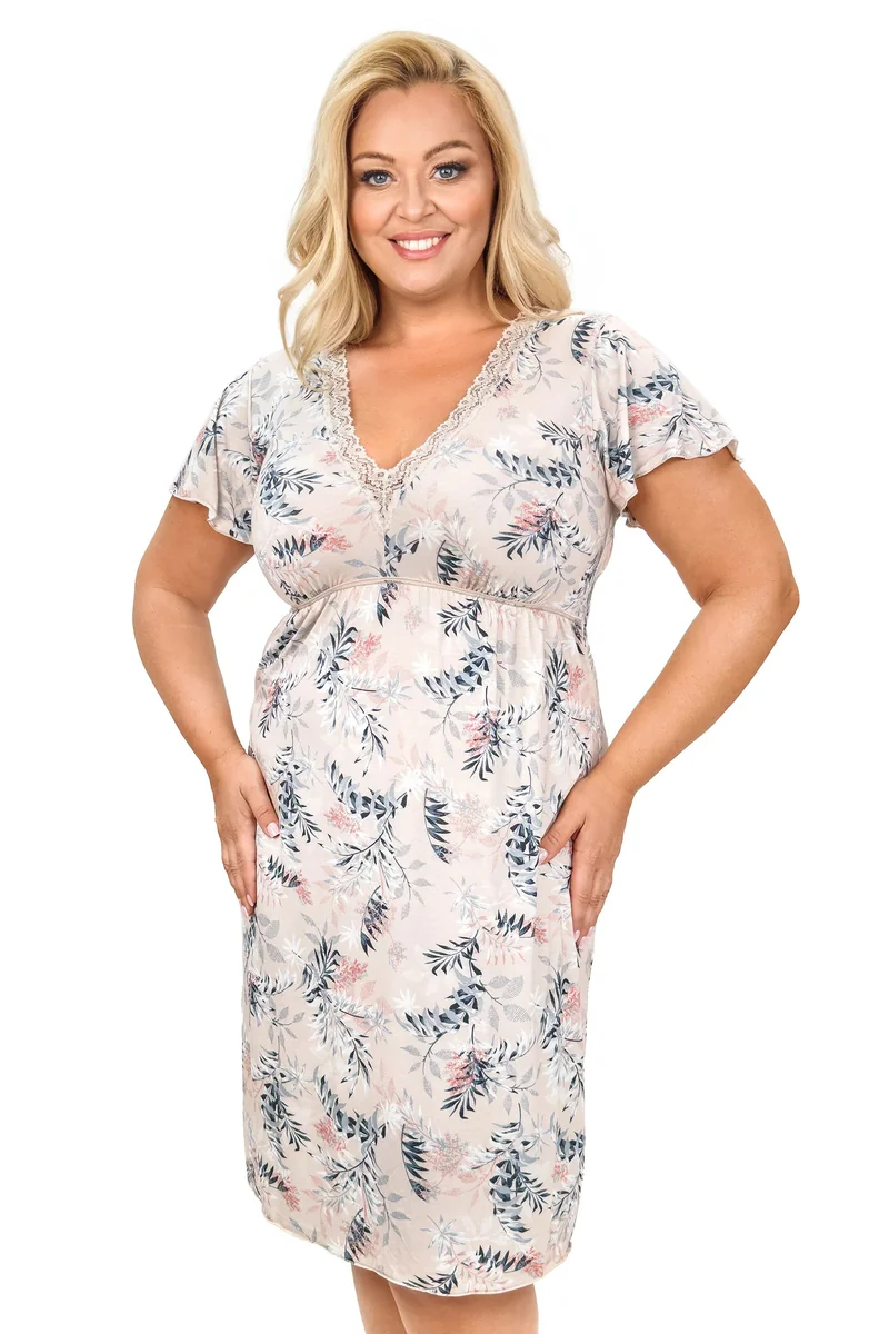 Koszulka Goya Plus Beżowy Xxxxl