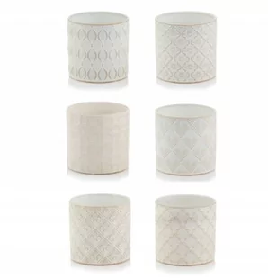 Osłonka Ceramiczna Doniczka Biała Kremowa 16 cm - Pozostałe akcesoria do uprawy roślin - miniaturka - grafika 1