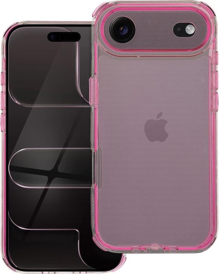 Etui na telefon komórkowy MATRIX CLEAR pasuje do IPHONE 17 Air pudrowy róż