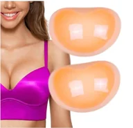 Biustonosze - Silikonowe wkładki Push-up do biustonosza stroju kąpielowego - miniaturka - grafika 1