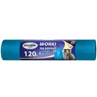 Worki na śmieci - Grosik WORKI NA ŚMIECI 120L 20SZTUK (ZZA372800) - miniaturka - grafika 1