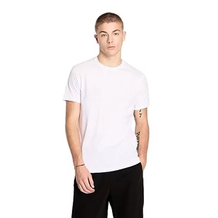 Armani Exchange Męski t-shirt z logo Regular Fit Tonal, biały, S - Koszulki męskie - miniaturka - grafika 1