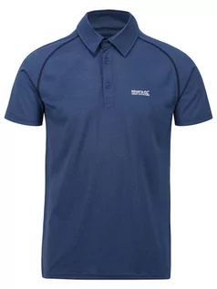 Koszulki sportowe męskie - Regatta Funkcyjna koszulka polo "Kalter" w kolorze granatowym - grafika 1